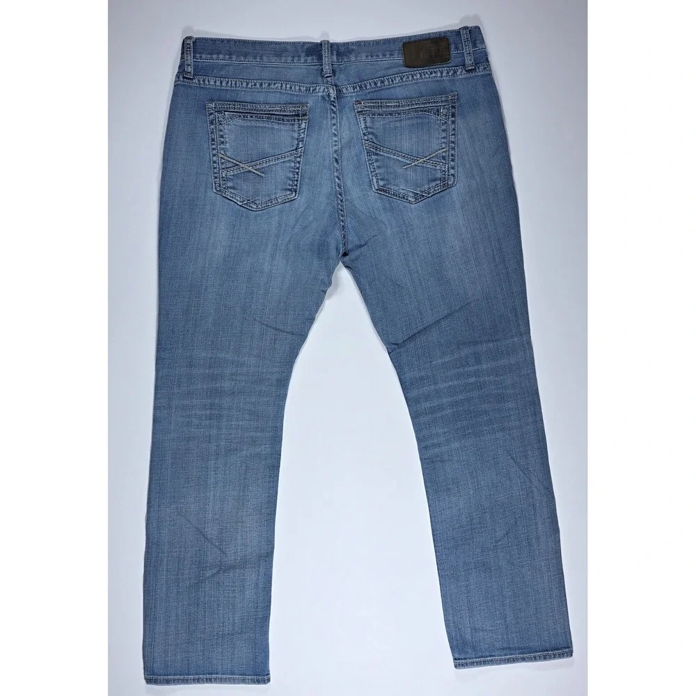 BKE Jake Straight Leg Men's Jeans 38R Blue Medium Wash Denim Pants 38X32